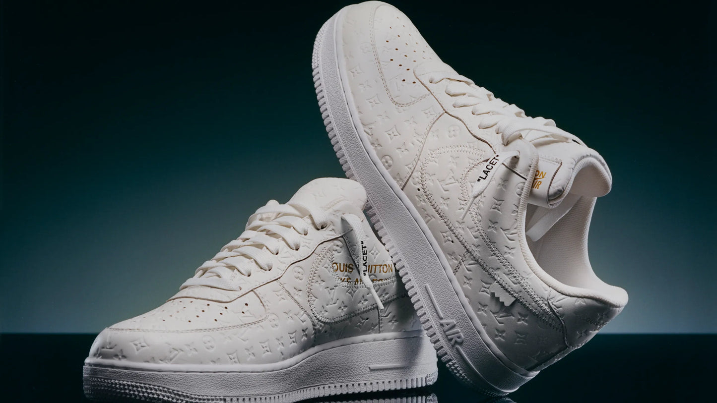 Nike X Louis Vutton Air Force 1's "White"