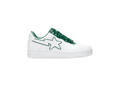 A Bathing Ape Bape Sta Patent Leather White Green
