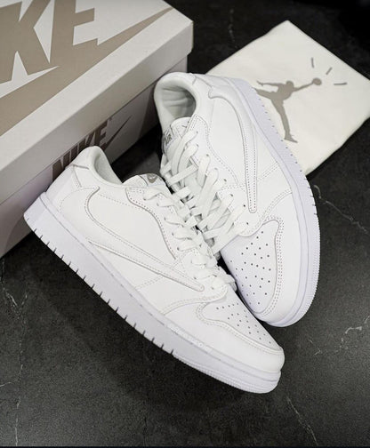 Jordan 1 Low travis Scott White Party