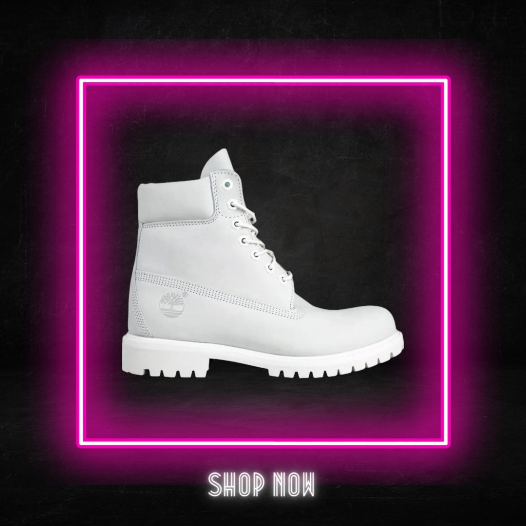 Timberland 6 Inch Premium Boot White