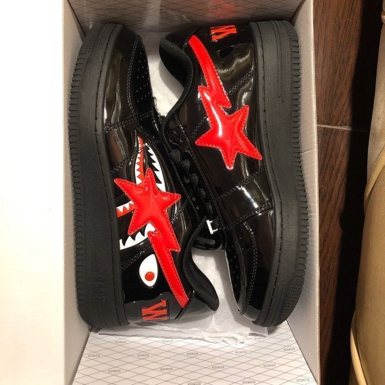 A BATHING APE BAPE STA LOW 'Shark Black'