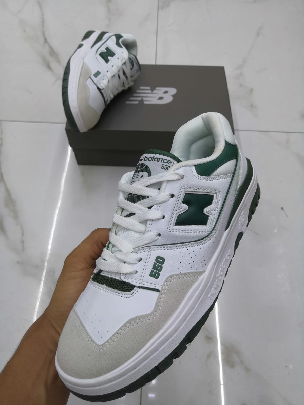 New Balance 550 White Green