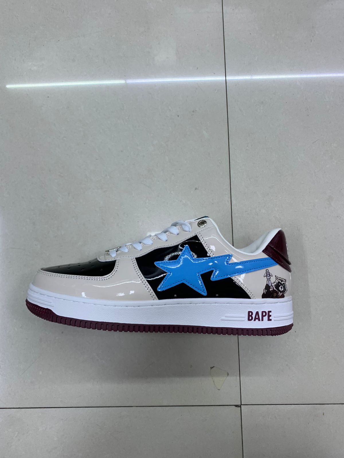 BAPE x MARVEL BAPESTA ROCKET RACCOON - BAPESTA