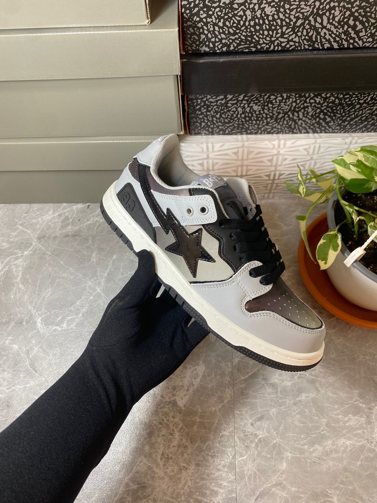 A BATHING APE BAPESTA LOW