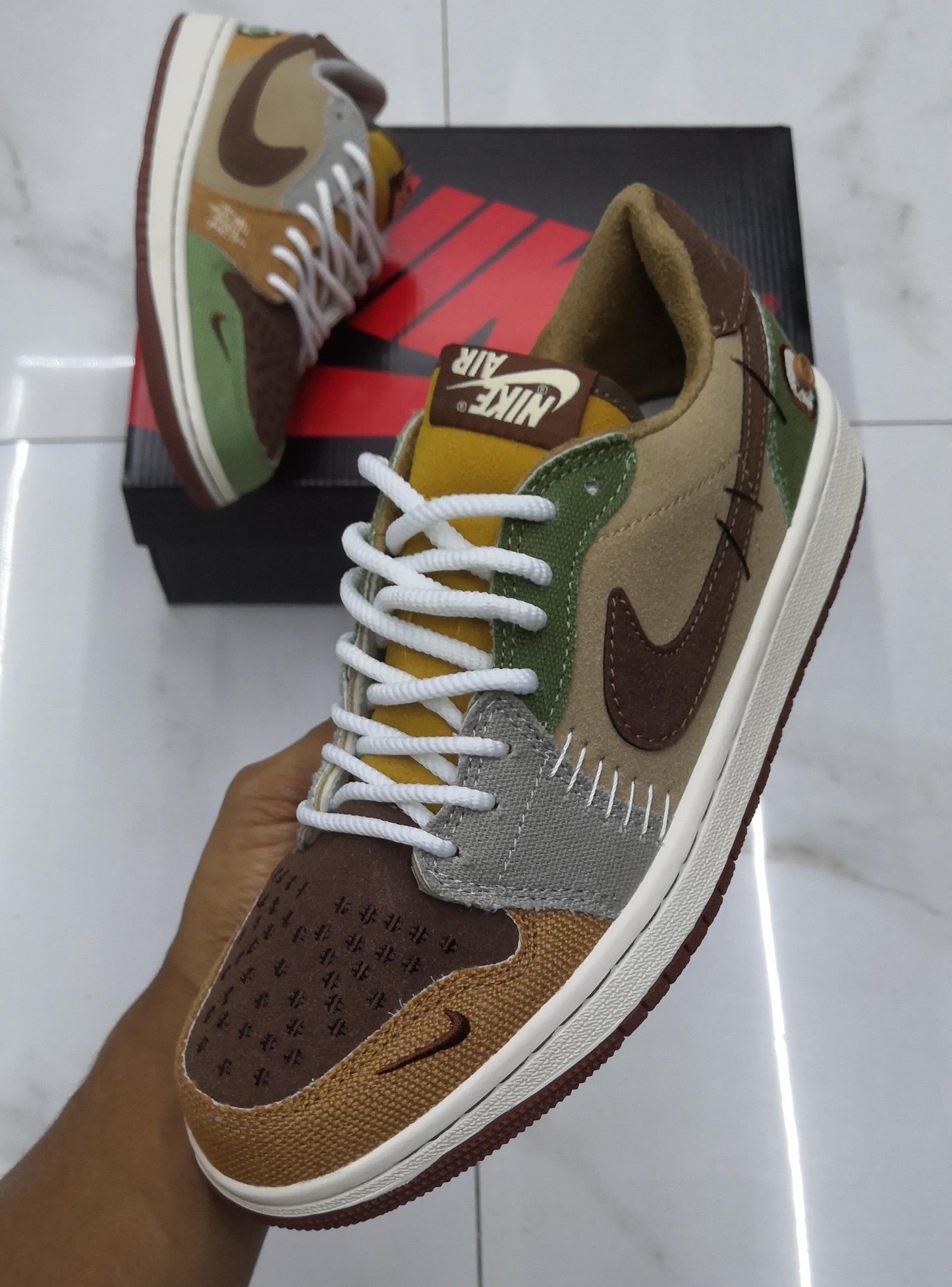 AIR JORDAN 1 RETRO LOW OG ZION WILLIAMSON VOODOO