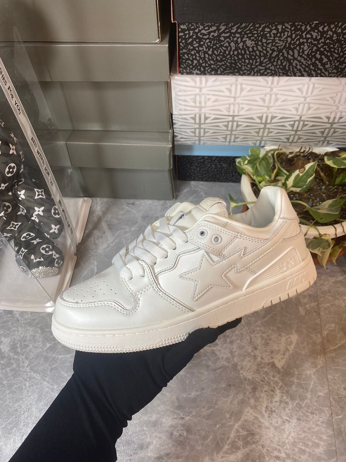 A BATHING APE® Bape SK8 STA #3 M1 "White" Sneakers