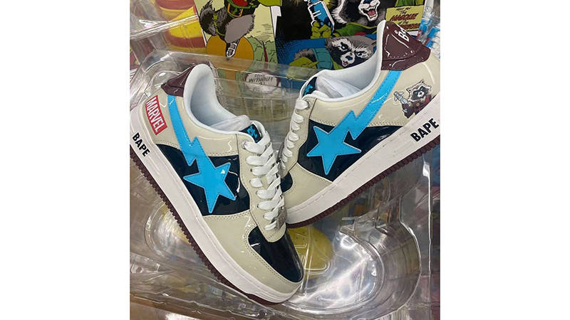 BAPE x MARVEL BAPESTA ROCKET RACCOON - BAPESTA