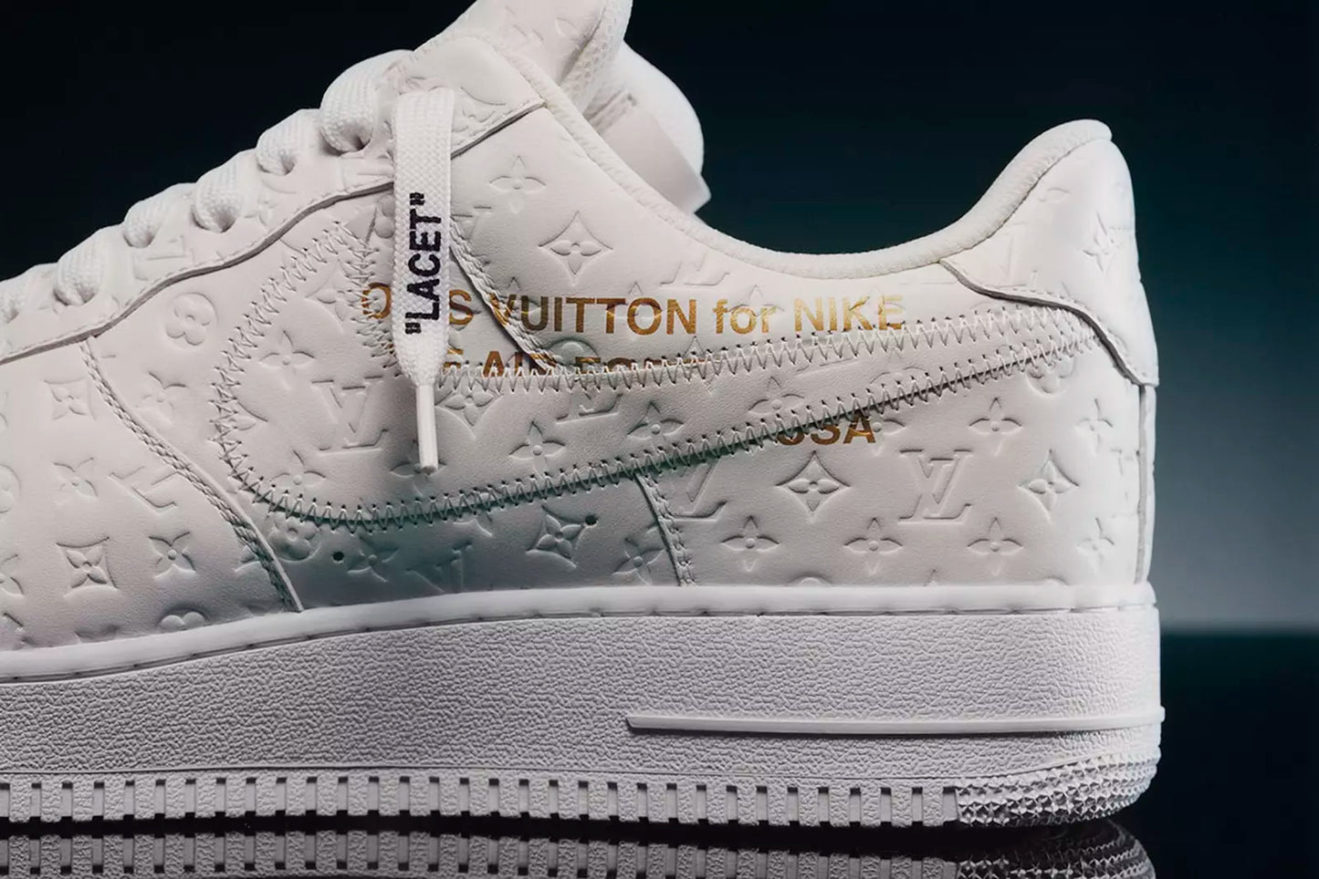 Nike X Louis Vutton Air Force 1's "White"